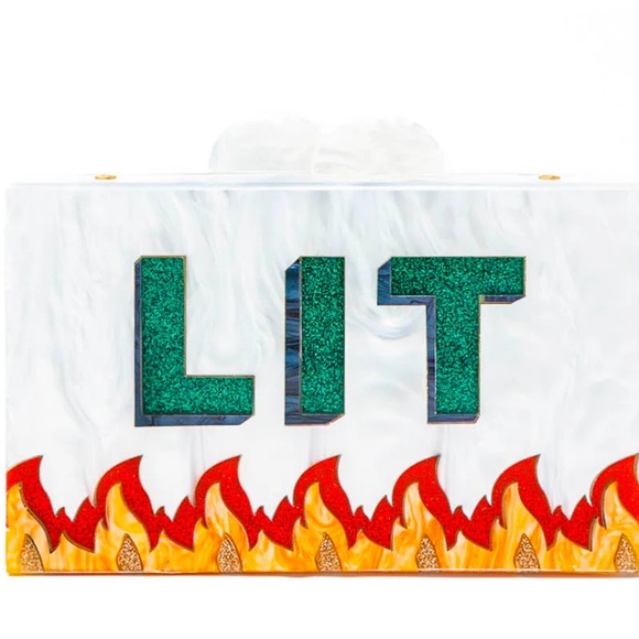 Acrylic Clutch Lit Edie Parker - Picture 1 of 6